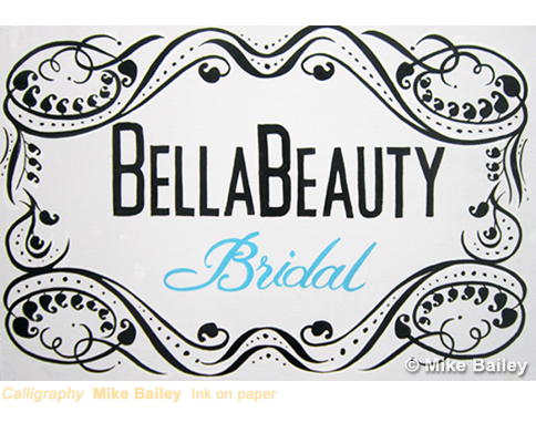 Bella Beauty Sign by Mike Bailey