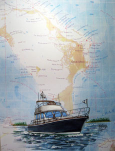 ship on chart image